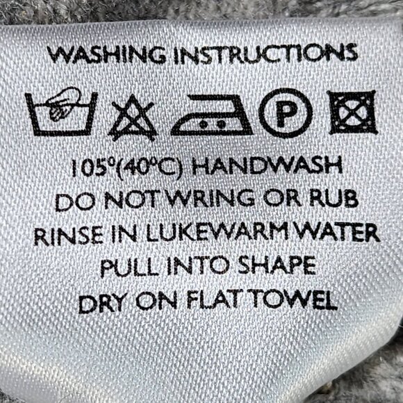 Frances Austen Womens Gray Cashmere Cardigan Sweater Size Small - Picture 6 of 10